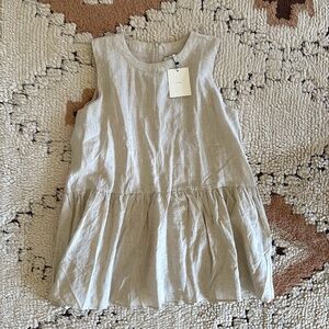 DISSH Joie Linen Babydoll Dress, Sz 12 US (NWT)